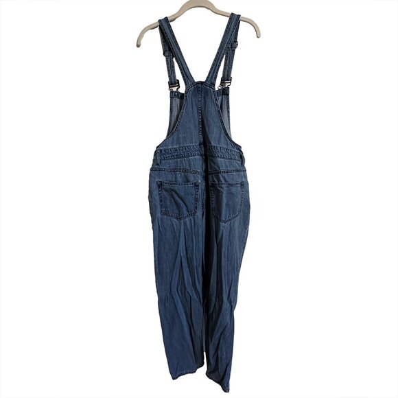 Forever 21 Button Up Denim Overalls - Picture 2 of 3